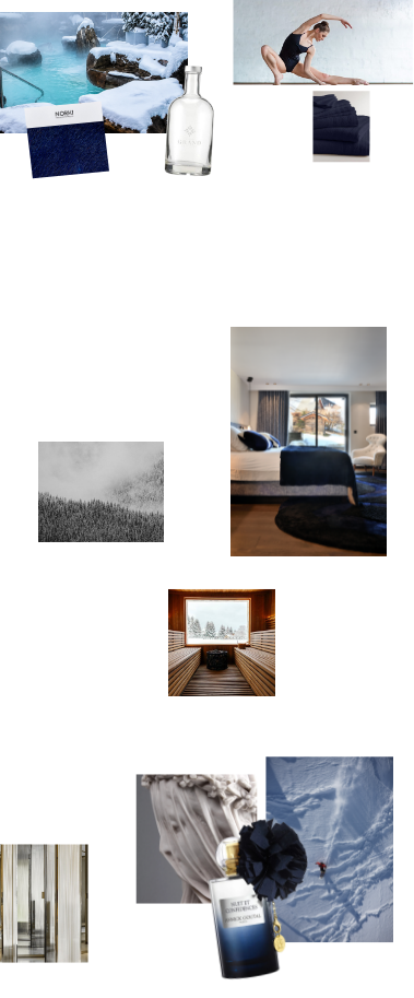Moodboard d'inspiration - Le Chalet Sanctuaire par Norki - Version Mobile