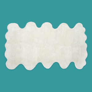 Natural Shape White Nomad Rug Norki Sheepskin