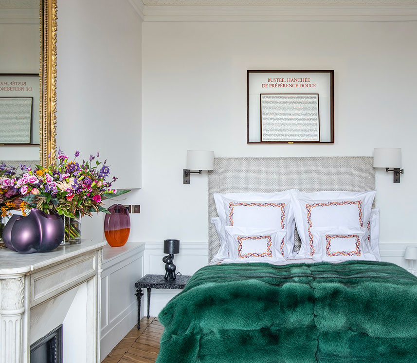 Appartement Privé Paris, Plaid Verbier sur mesure