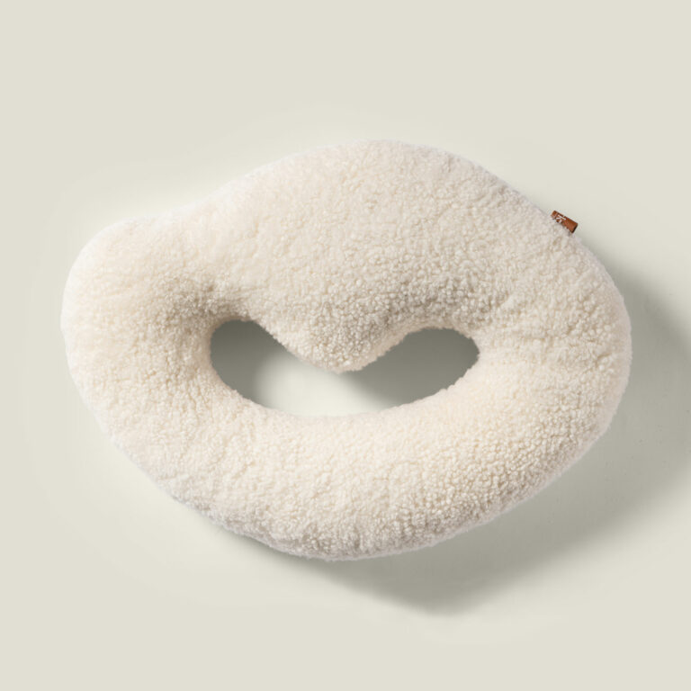 Coussin Fluxus Blanc