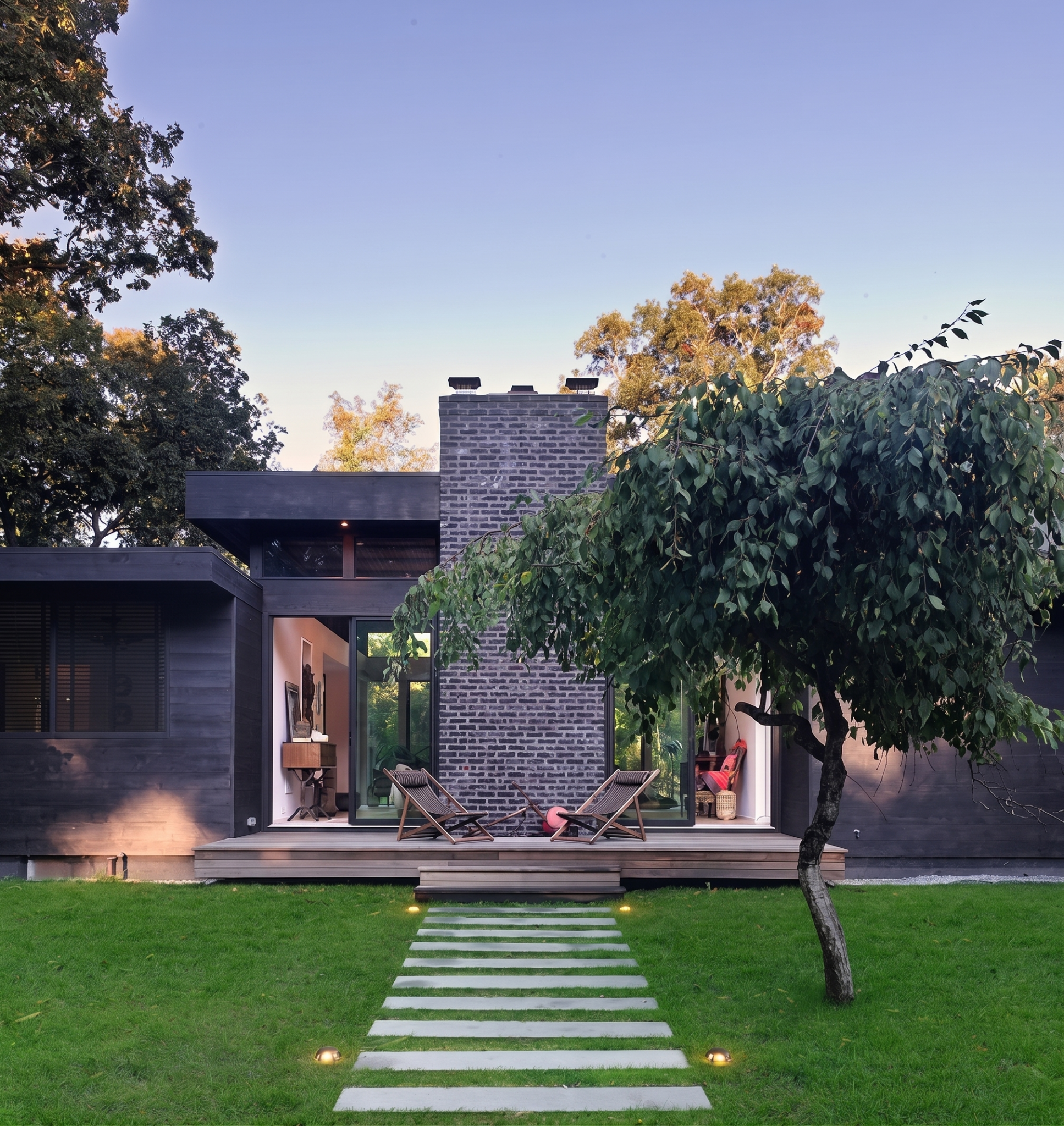 La villa d'Athena Calderone, Hamptons