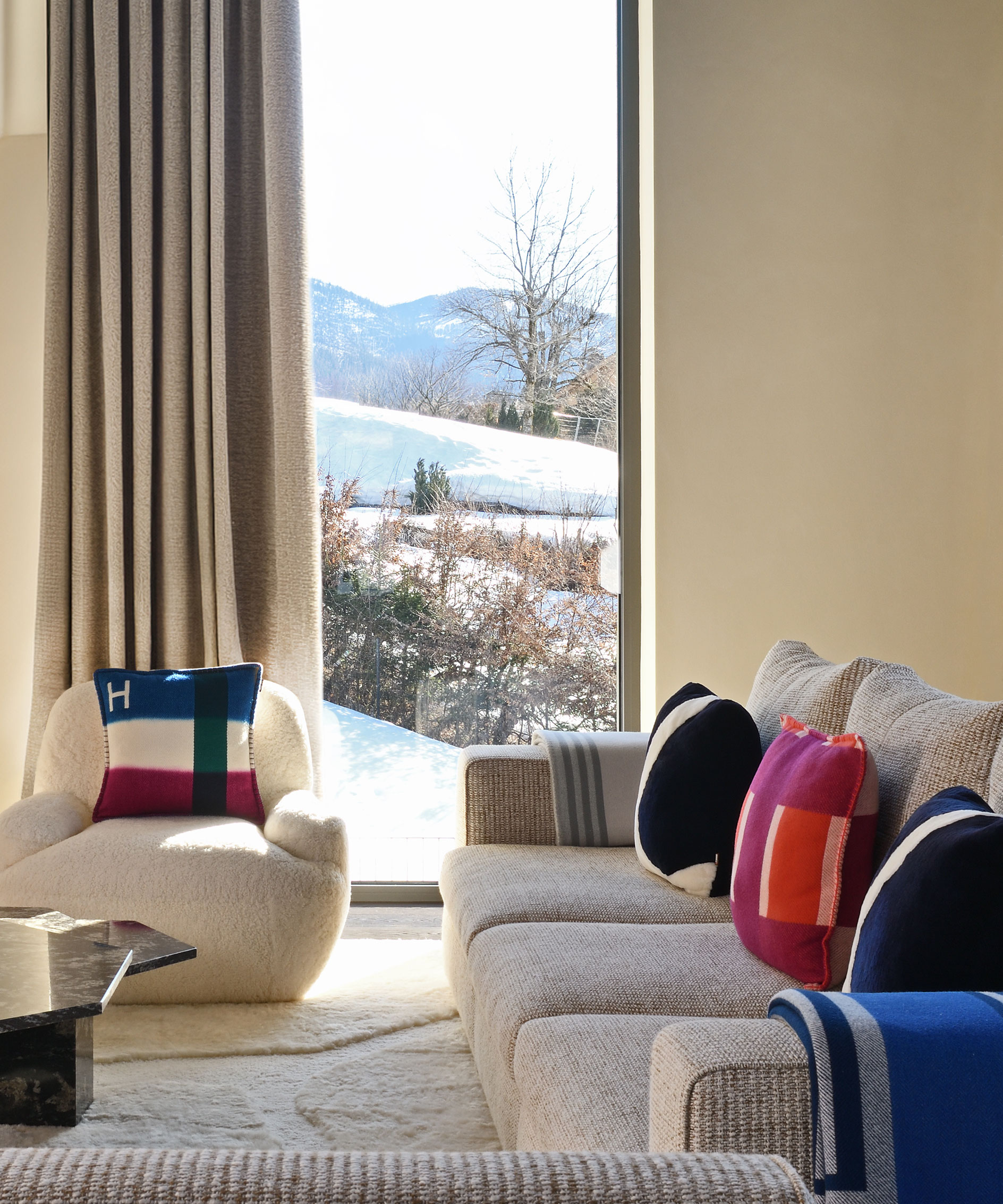 Rideaux sur mesure en tissu