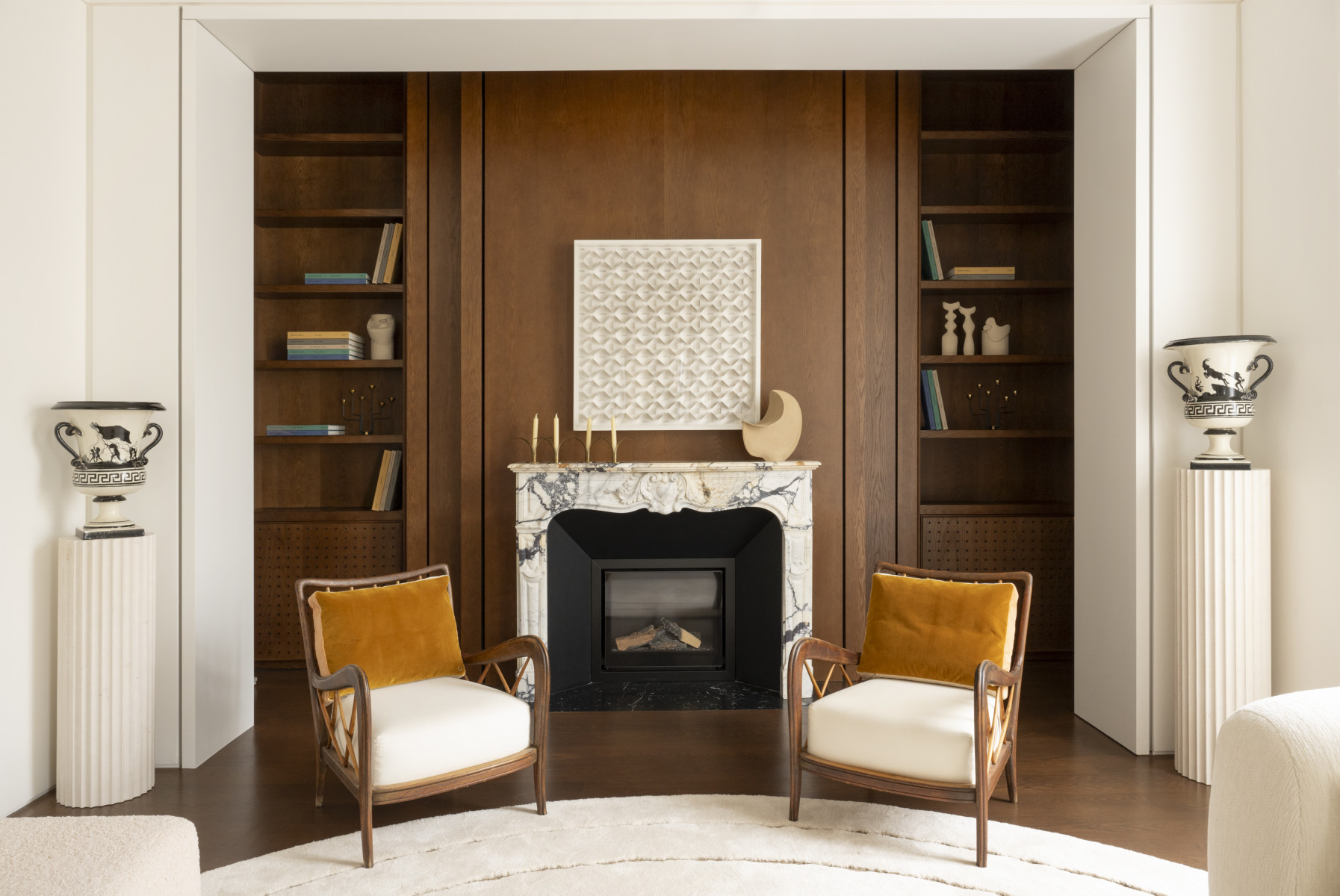 Détail organique et mobilier sur-mesure