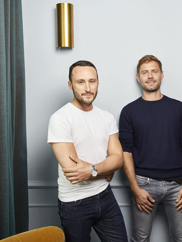 Portrait du duo d'architectes d'intérieur Humbert et Poyet, fondateurs du studio éponyme
